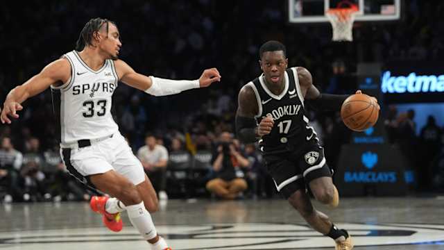 Brooklyn Nets point guard Dennis Schroder 